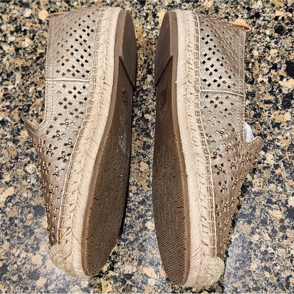 Patricia Nash Elena Espadrille Women's Flats Pale Gold - Size 8 - Picture 5 of 13